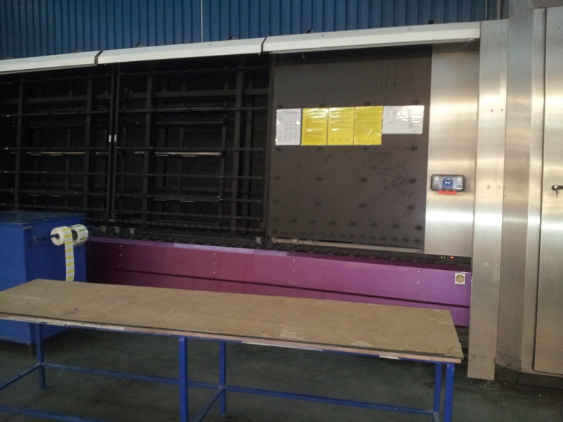 Стеклопакетная линия LISEC 1600 Х 5000 с газ прессом и роботом 2003 год