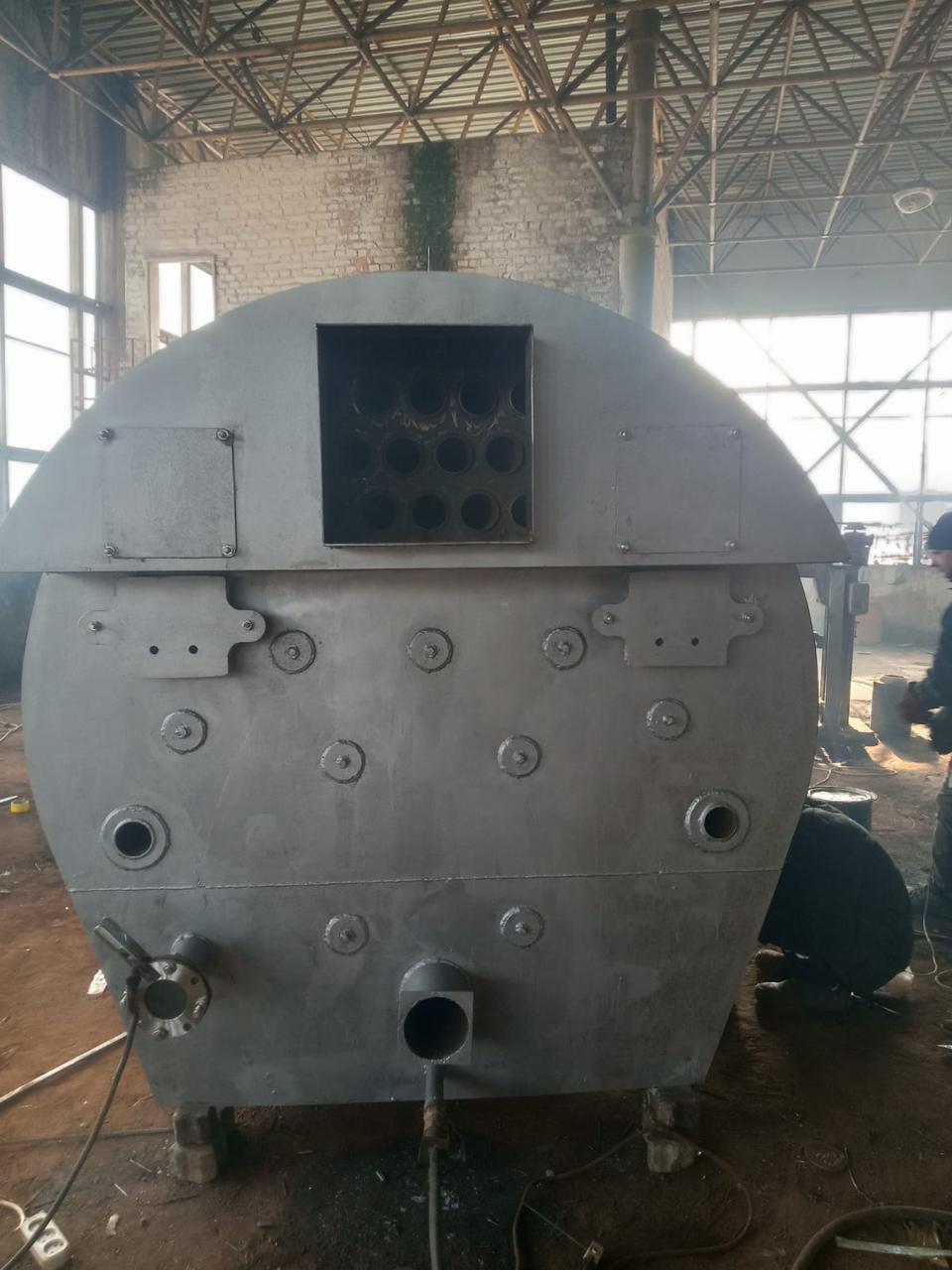 КТГ-550кВт Котёл на твёрдом топливе, водогрейный горизонтальный стальной