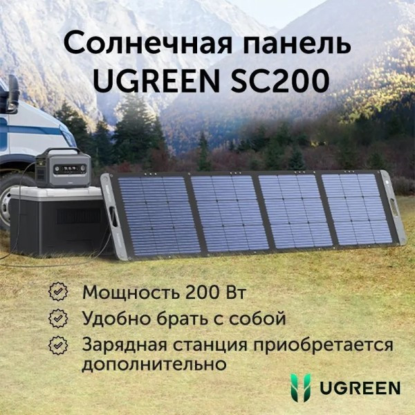 Солнечная панель (15114) SC200 UGREEN