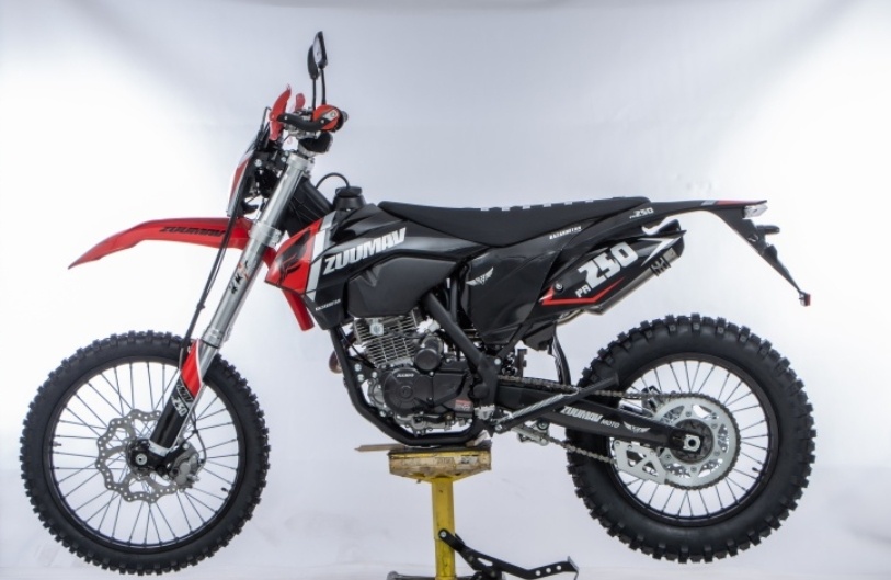 Мотоцикл ZUUMAV K7-PR250R черный, красный