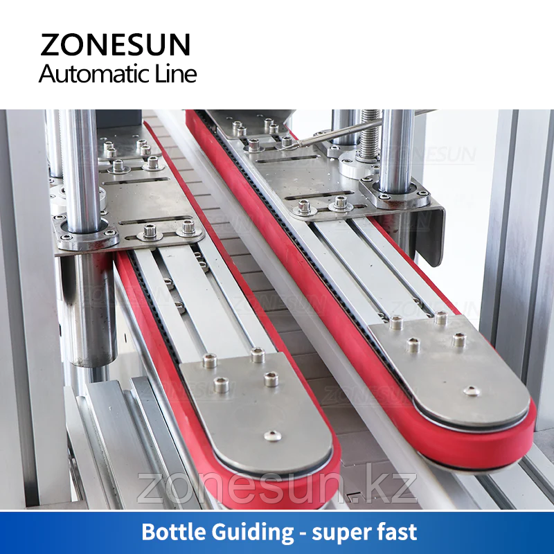 ZONESUN ZS-FAL180X8 АВТОМАТИЧЕСКАЯ ПРОИЗВОДСТВЕННАЯ ЛИНИЯ ПО РОЗЛИВУ, УКУПОРКИ И ЭТИКИРОВКИ КВАДРАТНЫХ БУТЫЛОК