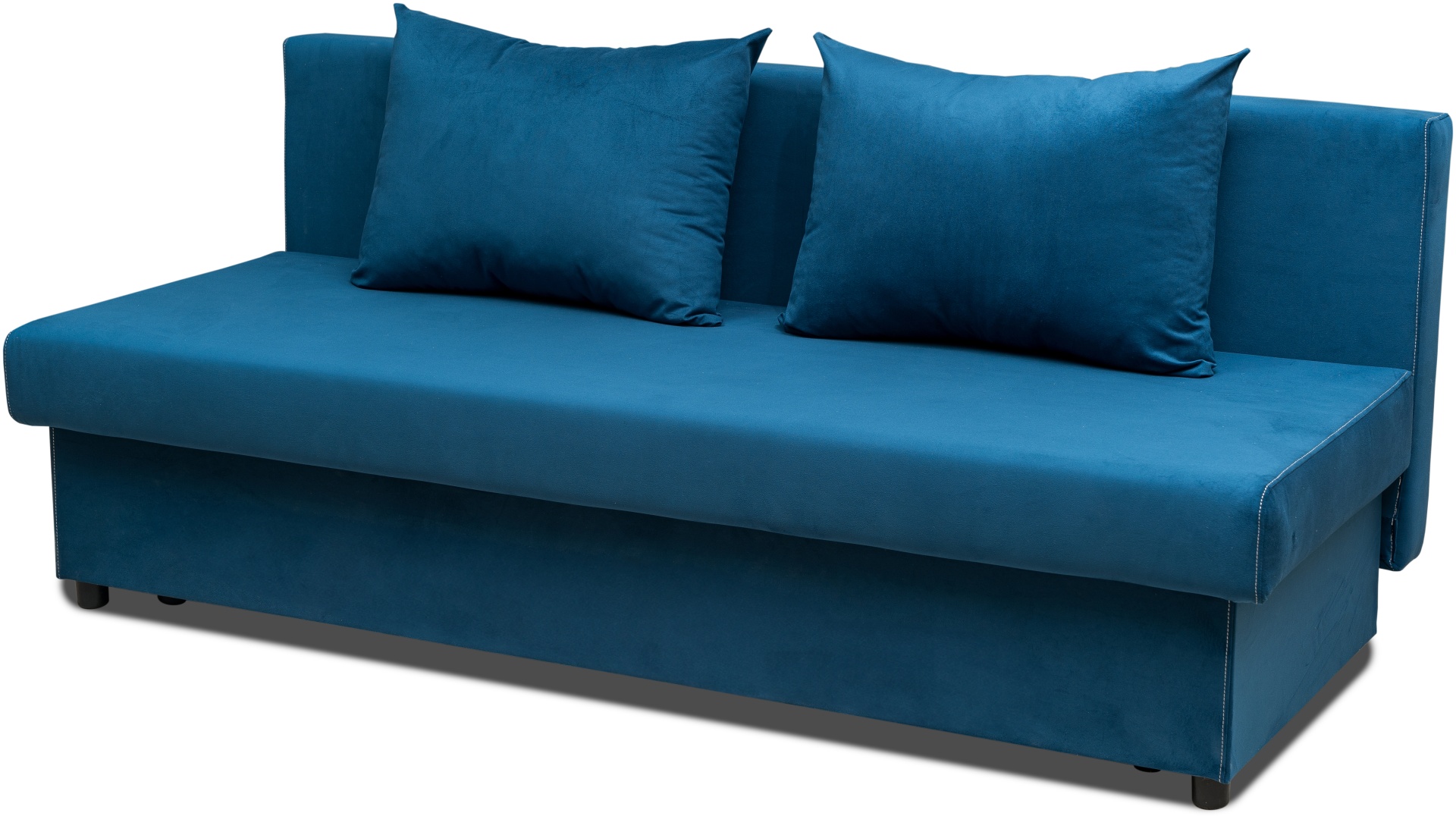 Номад тахта, обивка велюр, 75 смx185 смx80 см, синий