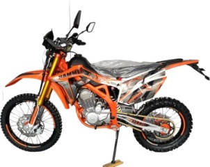 Мотоцикл A BLVD Hammer HM300 оранжевый, черный