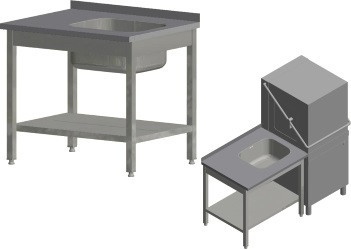 Стол Для Чистой Посуды Kayman Для П/М Tatra Спм-122/0907 Правый