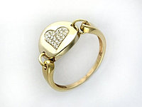 Эстет 01К164801Ж размер 18 вес 2.82 г золото, фианит