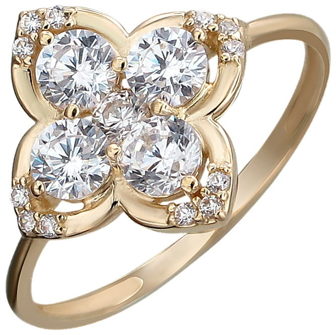 Эстет 01К1312053Р_э размер 17.5 вес 1.51 г золото, фианит