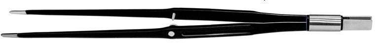 ЕМ251Е Биполярный пинцет прямой, длина 190 мм, 8 х 1 мм