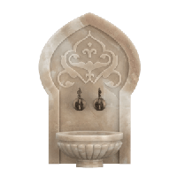 Мраморная арка АМ-66 для курны в хамам