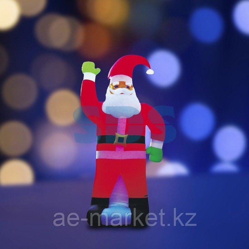3D фигура надувная "Дед Мороз", размер 600 см, компрессор 160 Вт с адаптером 12В, IP65 NEON-NIGHT