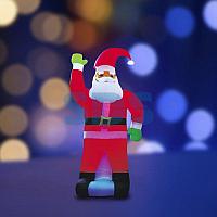 3D фигура надувная "Дед Мороз", размер 600 см, компрессор 160 Вт с адаптером 12В, IP65 NEON-NIGHT