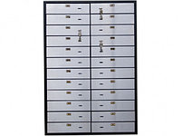 Депозитный блок VALBERG DB-24S, 24 ячейки, ключевой замок Kaba Mauer