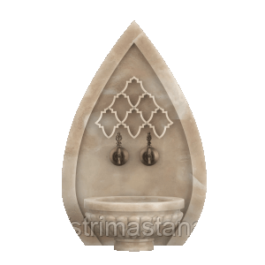 Мраморная арка АМ-71 для курны в хамам