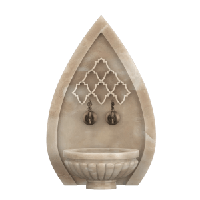 Мраморная арка АМ-71 для курны в хамам