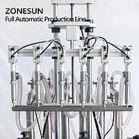 ZONESUN МАШИНА ДЛЯ РОЗЛИВА И ЭТИКЕТИРОВАНИЯ КРУГЛЫХ БУТЫЛОК С 6 ФОРСУНКАМИ1