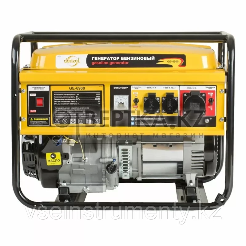 Генератор бензиновый GE 6900 DENZEL 94637