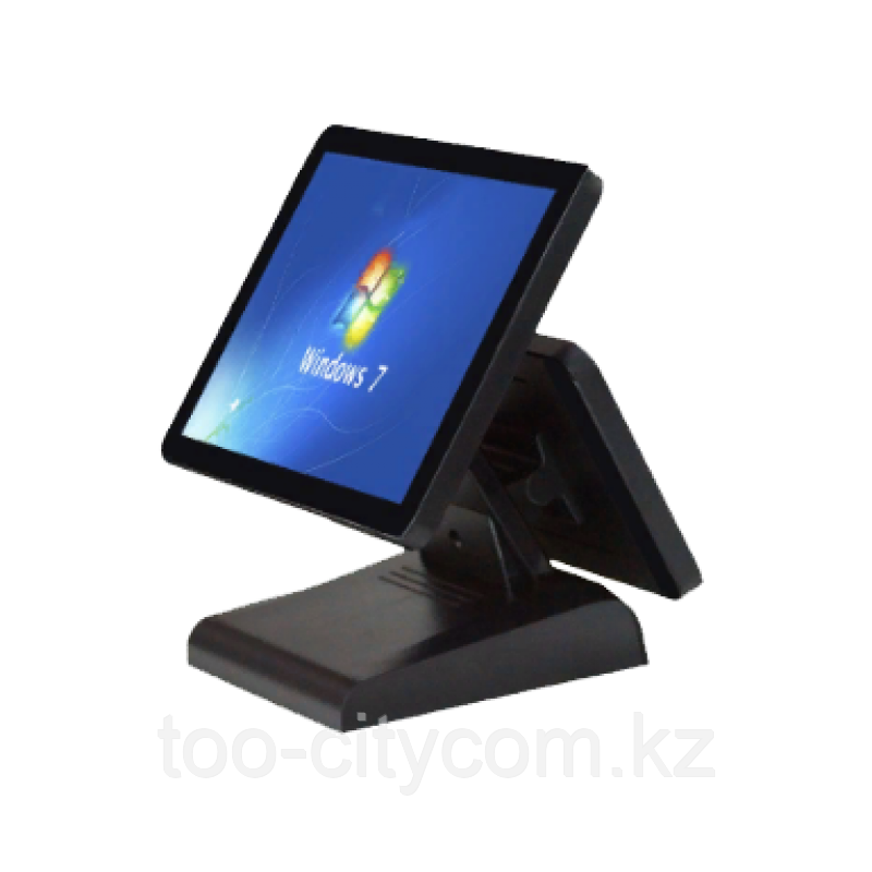 15"+12" POS Моноблок+MSR 660D 4Gb/32ssd/i3 2310 с двумя дисплеями и считывателем Арт.7014