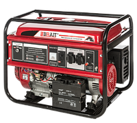 BR6500-CU(E) BRAIT Генератор бензиновый ном/мак мощ 6,0/6,5кВт, выход 12В, стартер ручной/электро, расход