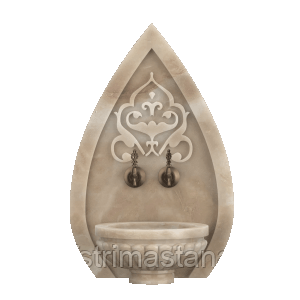 Мраморная арка АМ-76 для курны в хамам