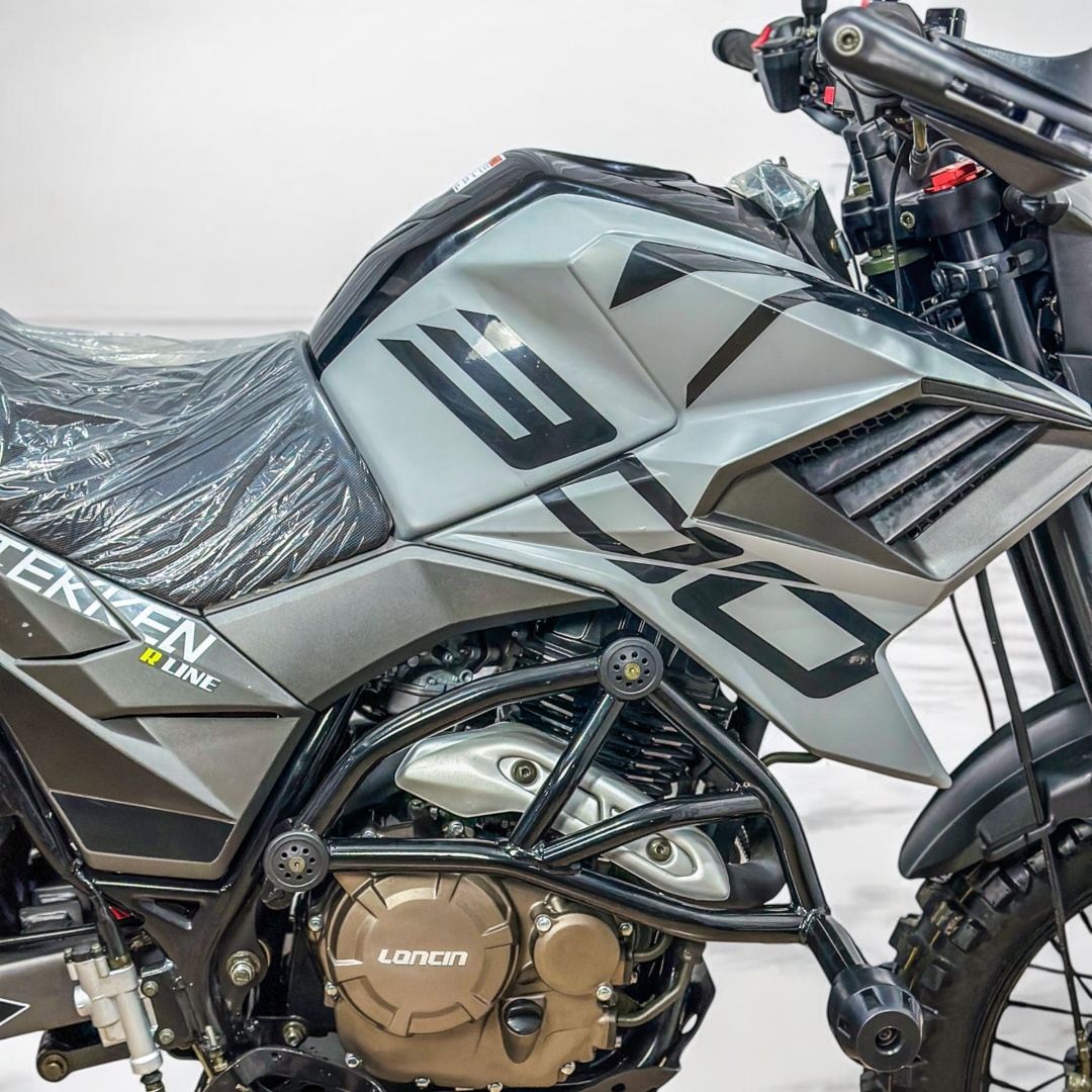 Мотоцикл Tekken 3.0 черный, серый