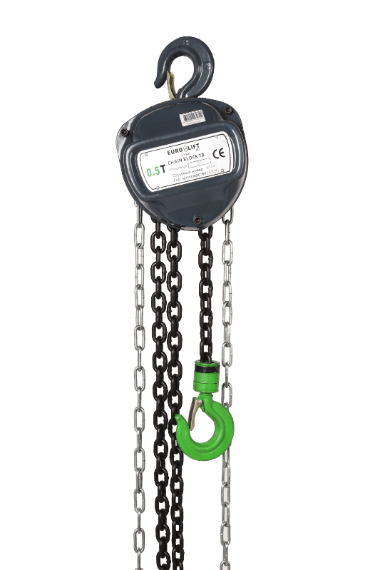 Таль ручная шестеренная Euro-lift ТВ 5 т 12 м стационарная