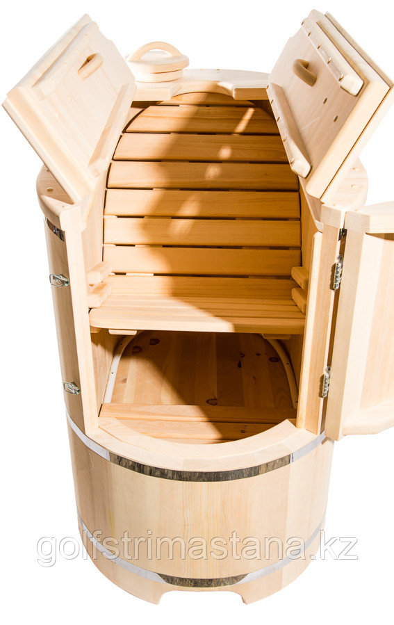 Кедровая фитобочка, Полулежащая "Люкс", 115*78*140 см