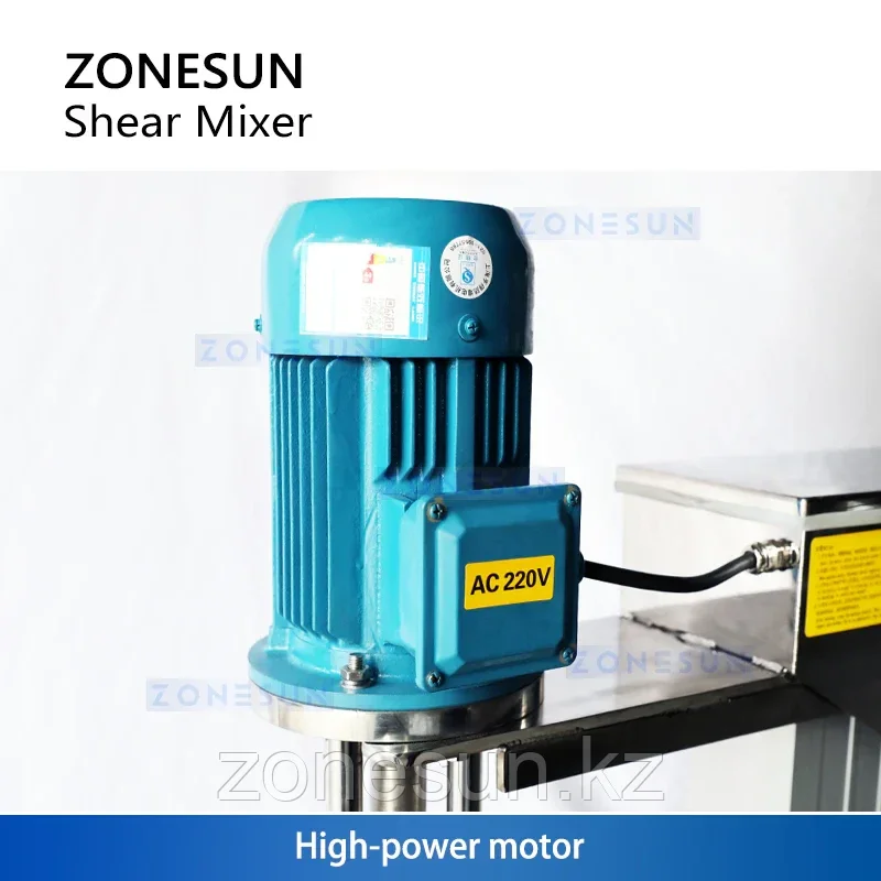СМЕСИТЕЛЬ ПЕРИОДИЧЕСКОГО ДЕЙСТВИЯ ZONESUN ZS-J400 С ВЫСОКИМ СДВИГОМ И ЭЛЕКТРИЧЕСКИМ ПОДЪЕМОМ