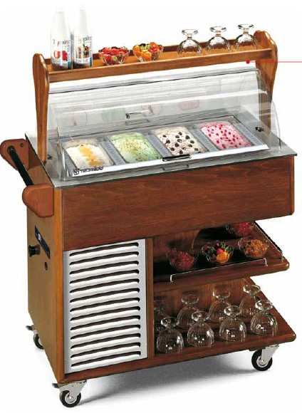 ТЕЛЕЖКА СЕРВ.МОРОЗ. TECFRIGO CARRELLINO GELATO ТЕМН.ОР.