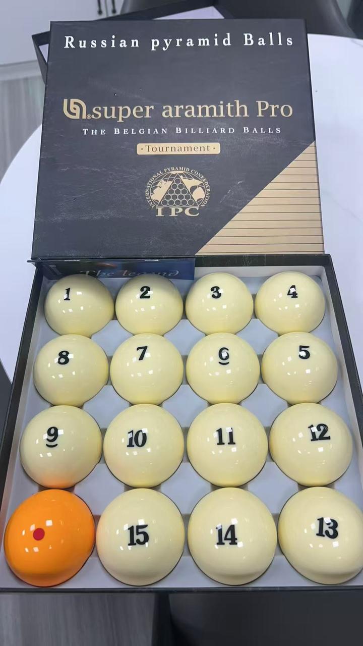 Шары Super Aramith Pro для бильярда белые, 67 мм