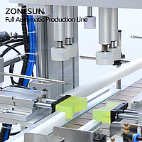 ZONESUN 4 HEADS ЖИДКОСТНАЯ МАШИНА ДЛЯ УКУПОРКИ И ЭТИКЕТИРОВАНИЯ КРУГЛЫХ БУТЫЛОК СО СТРУЙНОЙ ПЕЧАТНОЙ МАШИНОЙ2