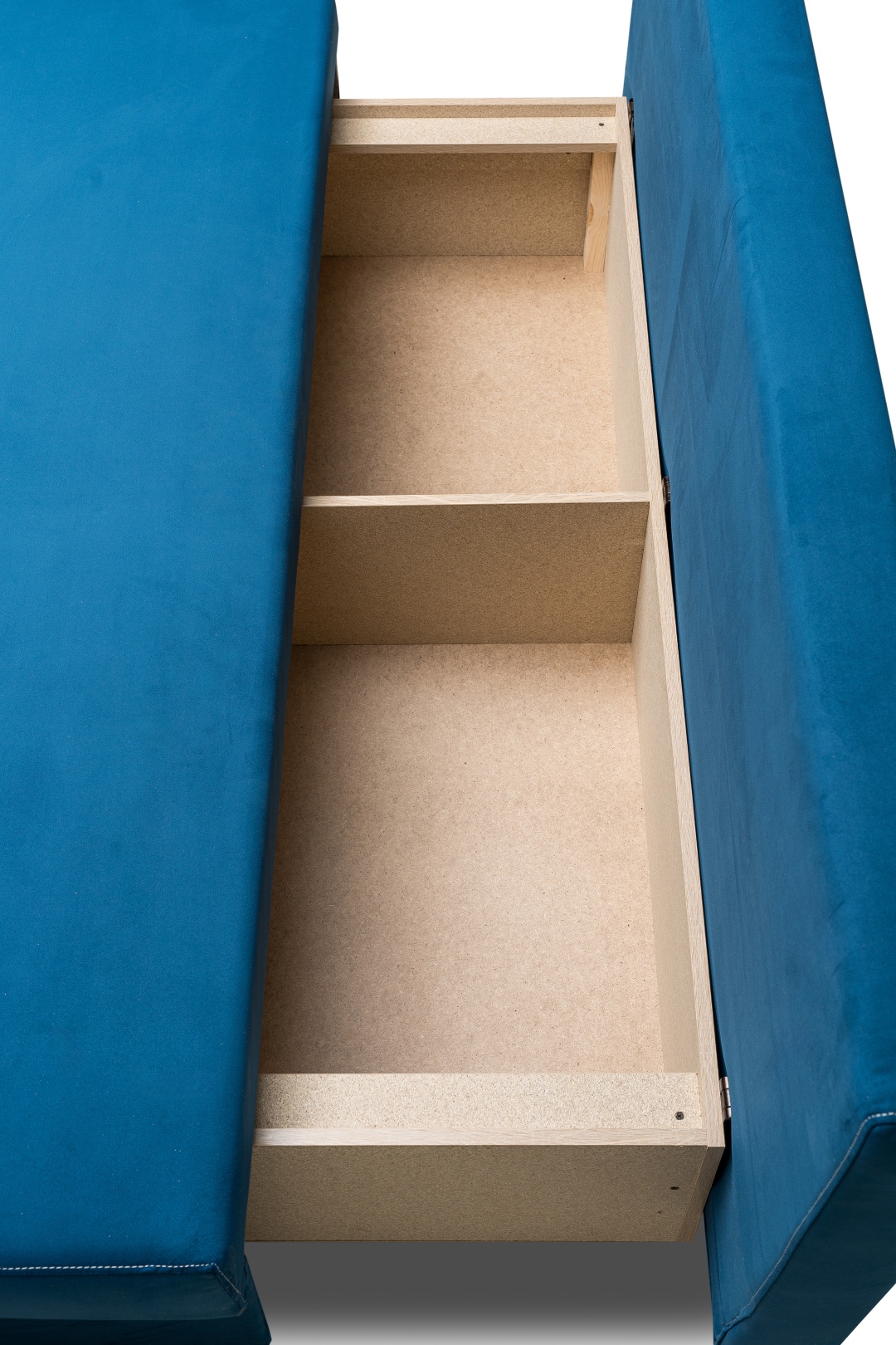 Номад тахта, обивка велюр, 75 смx185 смx80 см, синий