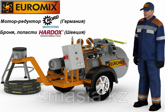 Смеситель-пневмонагнетатель EUROMIX 300 TRAIL
