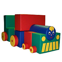 Трансформер «Паровоз» 16 элементов