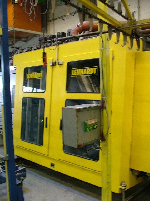 Cтеклопакетная линия Lenhardt 1600 Х 2500 с газ прессом и роботом герметизации