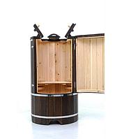 Кедровая фитобочка, Круглая "SMART", 130*78 см