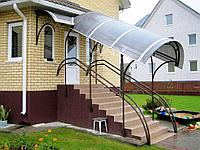 Козырек с перилами