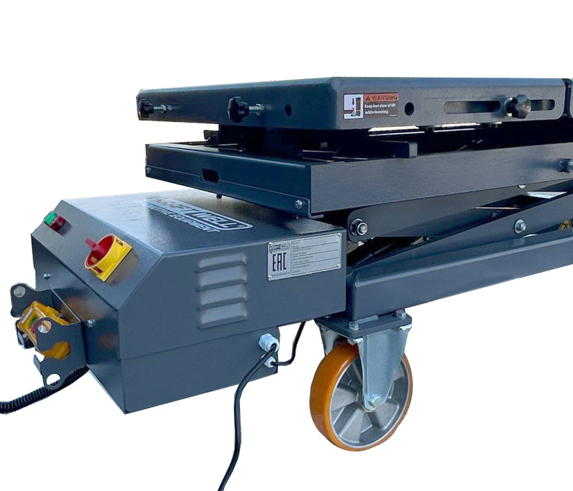 Платформа подъемная передвижная KraftWell KRWLT-12E с электрогидравлическим приводом