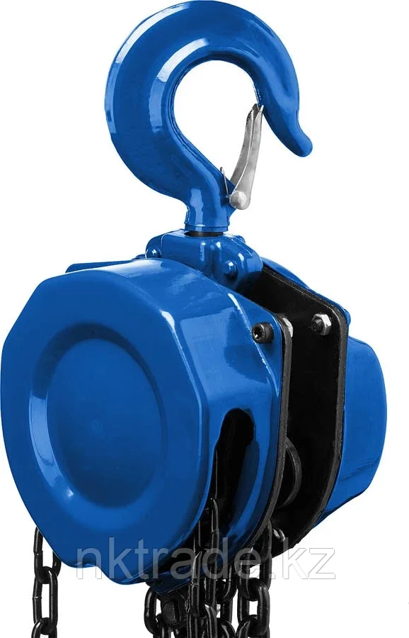 ЗУБР 2 т, 12 м, таль ручная цепная шестеренная ТШ-2-12 43083-2_z01 Профессионал