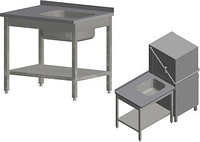 Стол Для Чистой Посуды Kayman Для П/М Tatra Спм-122/0707 Левый