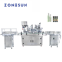 МАШИНА ДЛЯ РОЗЛИВА И УКУПОРКИ ЖИДКОЙ ПАСТЫ ZONESUN НА ЗАКАЗ С РАСШИФРОВЩИКОМ БУТЫЛОК