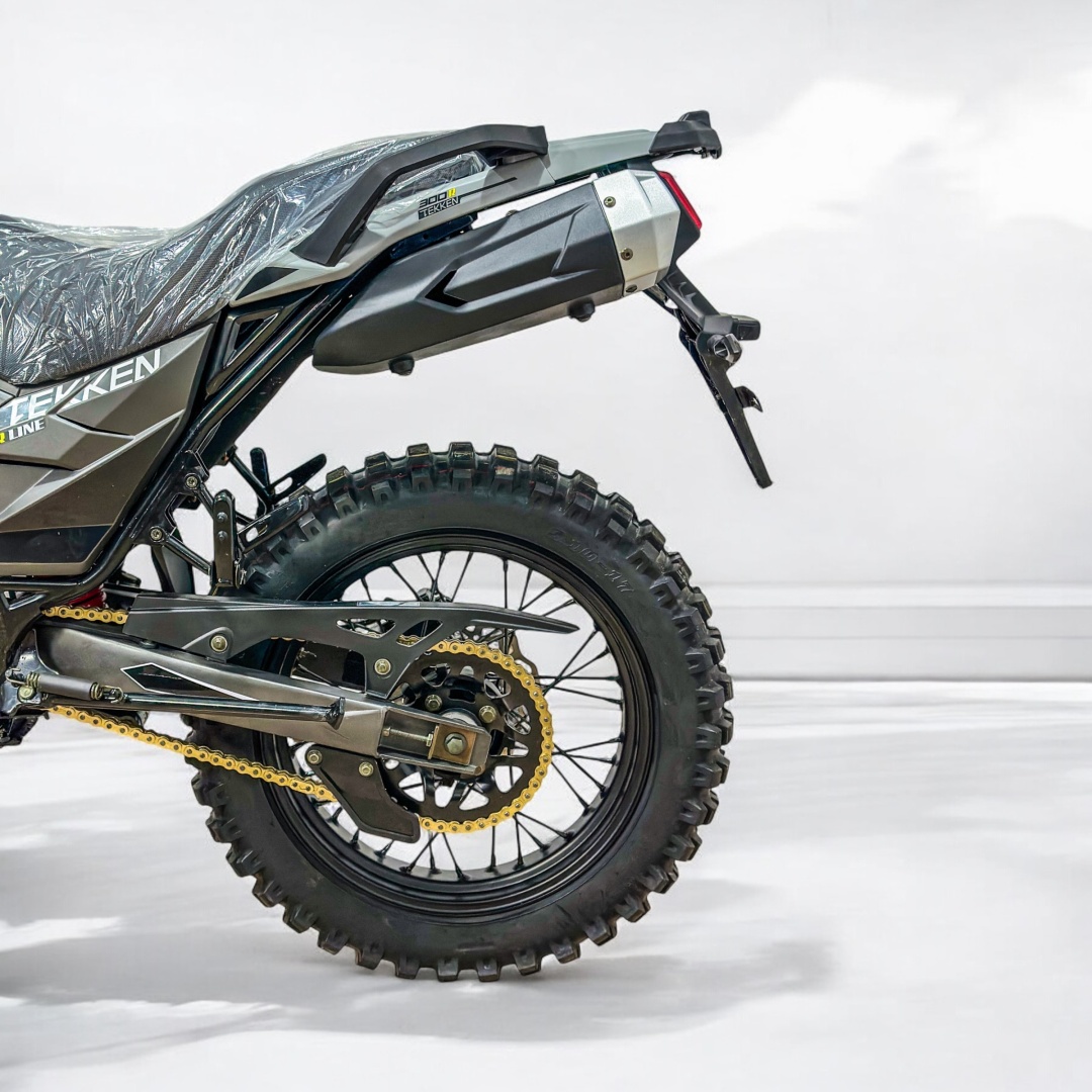 Мотоцикл Tekken 3.0 черный, серый