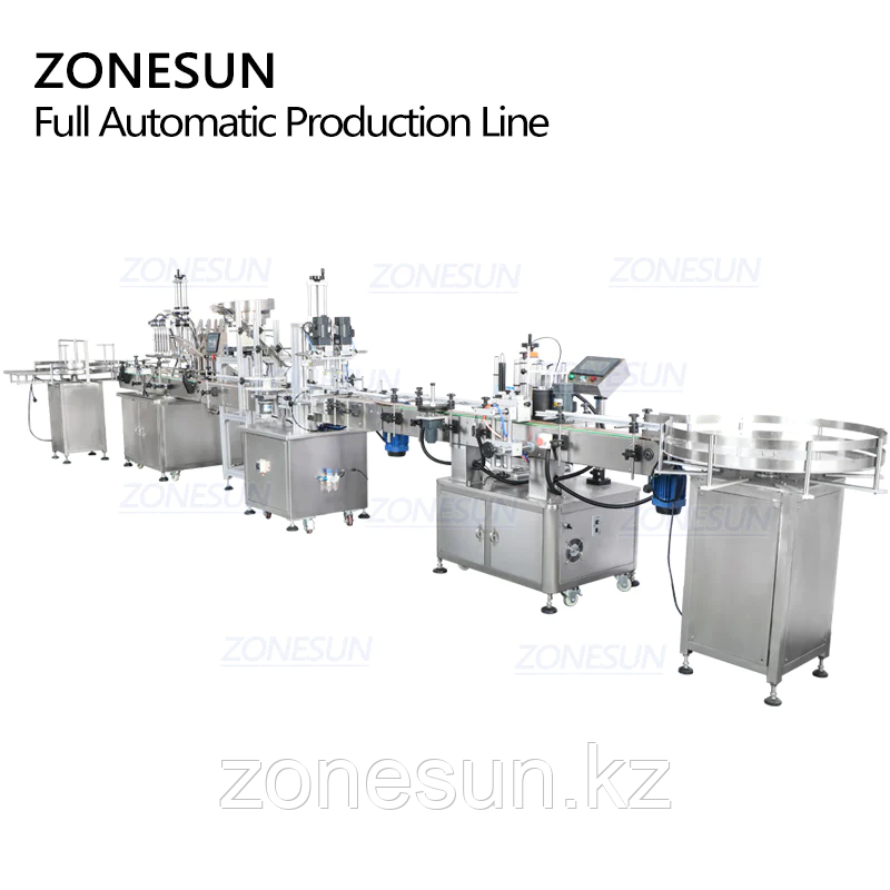 ZONESUN CUSTOM 6-ГОЛОВОЧНАЯ ПОРШНЕВАЯ МАШИНА ДЛЯ РОЗЛИВА И ЭТИКЕТИРОВАНИЯ ЖИДКОСТИ