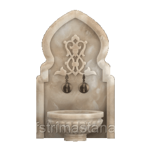 Мраморная арка АМ-57 для курны в хамам