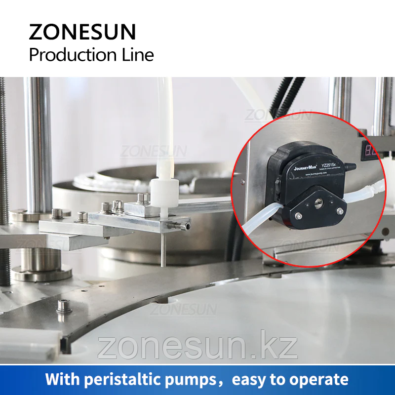 ZONESUN ZS-FAL180A10 ПРОИЗВОДСТВЕННАЯ ЛИНИЯ РОЗЛИВА ЭТИКЕРОВАНИЯ И УКУПОРИВАНИЯ КРУГЛЫХ БУТЫЛОК