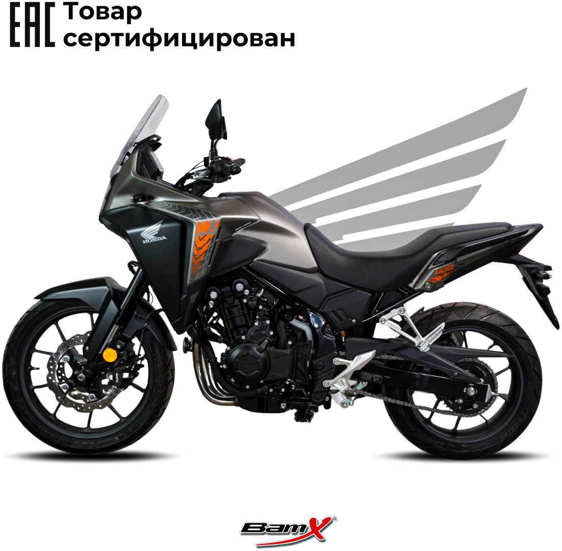 Мотоцикл BamX N400 черный, серый