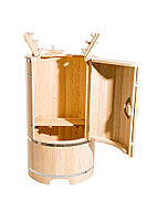 Кедровая фитобочка круглая 130*78 см Сборно-разборная, Тол. стенки 25 мм.