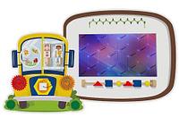 Настенный интерактивный комплекс Бизиборд Автобус