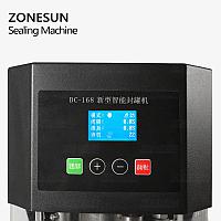 ZONESUN ИНТЕЛЛЕКТУАЛЬНАЯ МАШИНА ДЛЯ ЗАПЕЧАТЫВАНИЯ БАНОК 55 ММ2