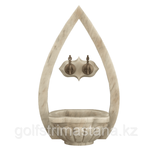 Мраморная арка АМ-79 для курны в хамам