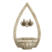 Мраморная арка АМ-79 для курны в хамам