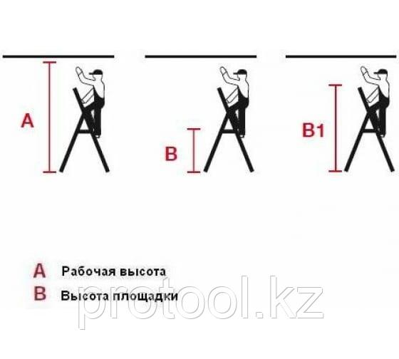 Свободностоящая стремянка Krause MONTO SEPRO 124227